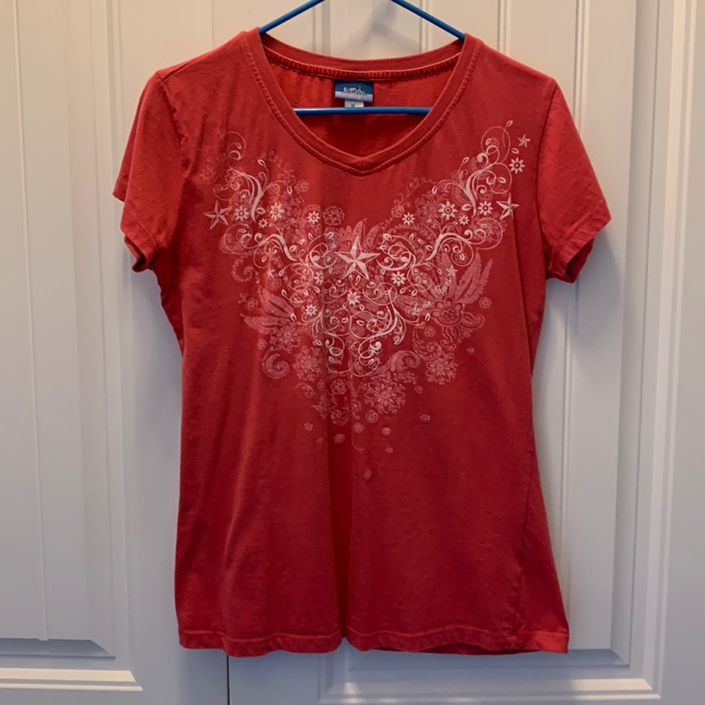 e.m.i. Austin Texas printed tee shirt